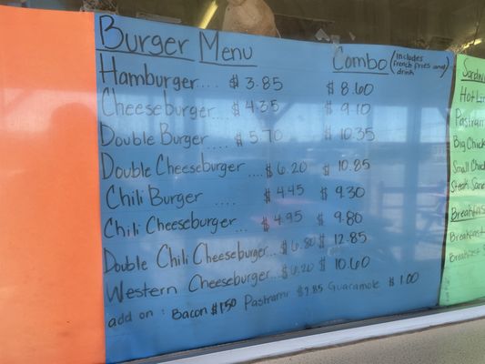 Menu photo 4 Tita's Burger Den Yermo, CA