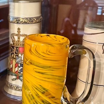 Burnt Glassworks - Beer mug created at Burnt Glass Blowing in Jacksonville. - Glass Blowing Near Me - Jacksonville, Florida Burnt Glassworks - Beer mug created at Burnt Glass Blowing in Jacksonville. - Glass Blowing Near Me - Jacksonville, Florida