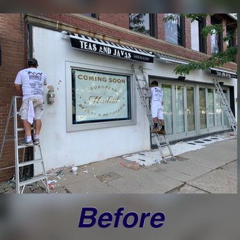Sanchez’s Painting - Another happy customer...Beautiful storefront. - Drywall Installation & Repair Near Me Sanchez’s Painting - Another happy customer...Beautiful storefront. - Drywall Installation & Repair Near Me