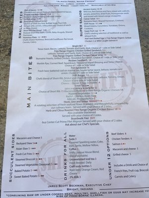 Menu photo 2 Shift restaurant and bar Bright, IN