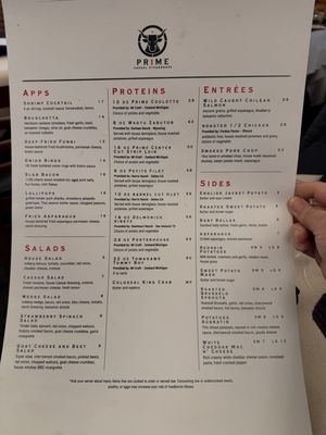 Menu photo 6 Prime Casual Steakhouse Comstock Park, MI Menu photo 6 Prime Casual Steakhouse Comstock Park, MI