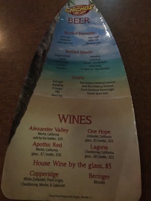 Menu photo 1 Chichos - Strawbridge Virginia Beach, VA