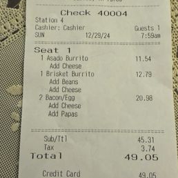 Receipt...