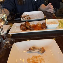 Chicken wing appetizer