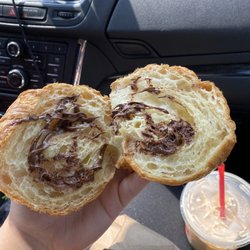 Tim Hortons - croissant with nutella