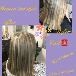 Milly Dominican Hairstylist Salon - Highlight cut style