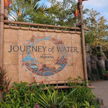 EPCOT - Entrance to Journey of Water, Inspired by Moana at World Nature at EPCOT at Walt Disney World Resort. - Amusement Parks Near Me - Lake Buena Vista, Florida EPCOT - Entrance to Journey of Water, Inspired by Moana at World Nature at EPCOT at Walt Disney World Resort. - Amusement Parks Near Me - Lake Buena Vista, Florida