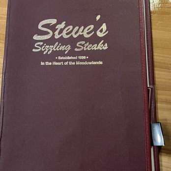 Steve's Sizzling Steaks - Menu - Steakhouses Near Me - Carlstadt, New Jersey Steve's Sizzling Steaks - Menu - Steakhouses Near Me - Carlstadt, New Jersey