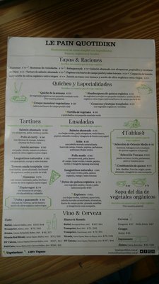 Menu photo 3 Le Pain Quotidien Olivos, B Menu photo 3 Le Pain Quotidien Olivos, B