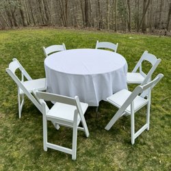 Tables, Linens, and Chairs