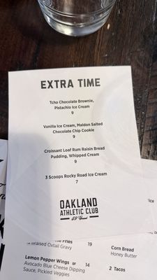 Menu photo 2 Oakland Athletic Club Oakland, CA Menu photo 2 Oakland Athletic Club Oakland, CA