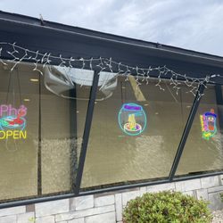 A1 Hibachi Grill - Exterior neon signs