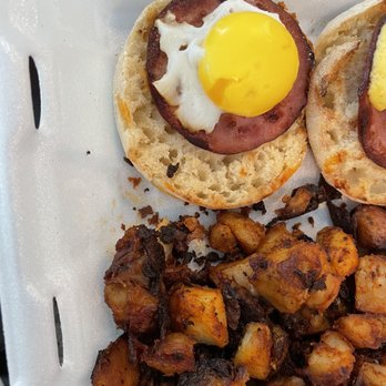 Eggs Up Grill - Eggs Benedict home fries - Breakfast & Brunch Near Me - Summerville, South Carolina