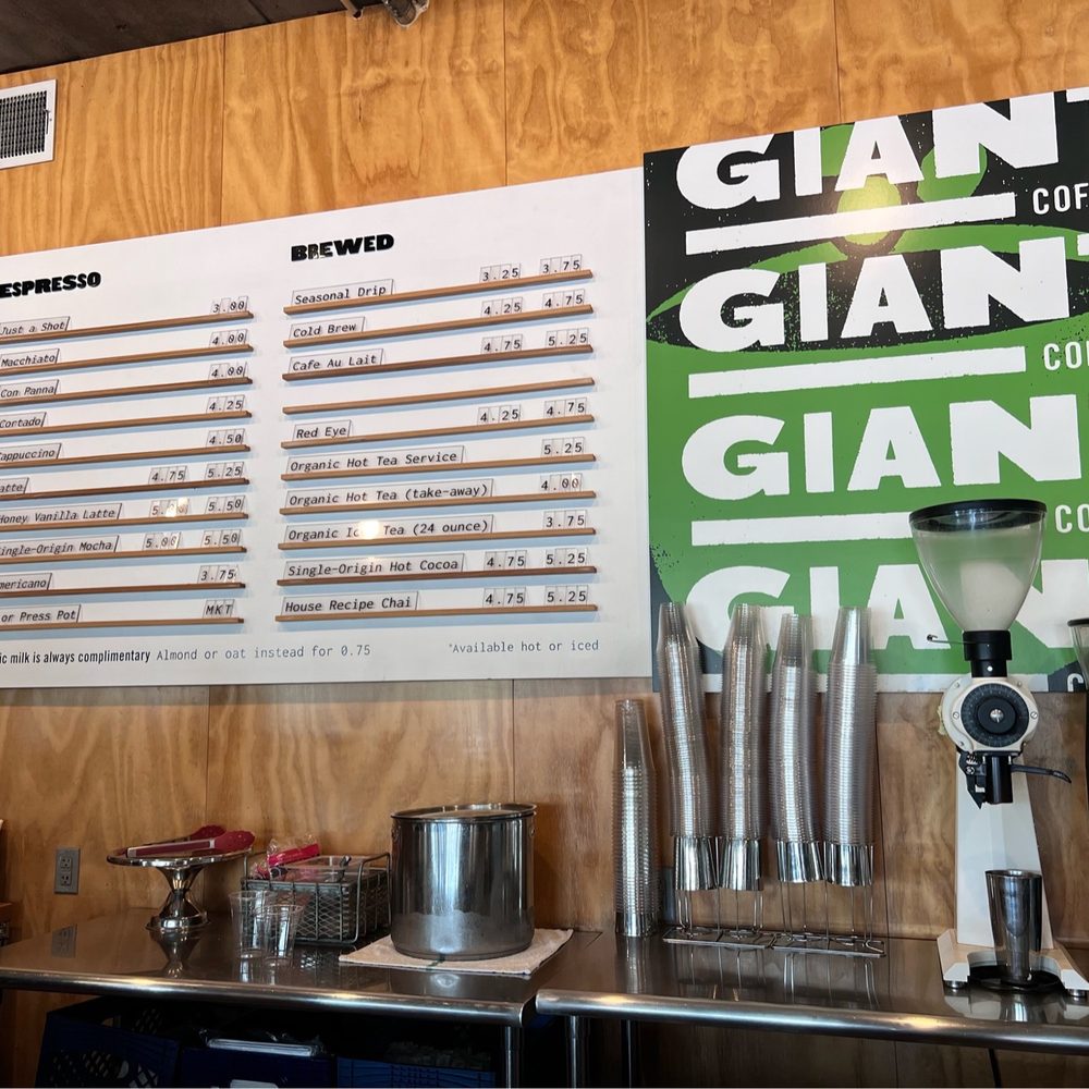 Giant Coffee - Menu - Coffee & Tea Near Me - Phoenix, Arizona