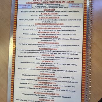 Foodies - Menu - Waffles Near Me - South Hackensack, New Jersey