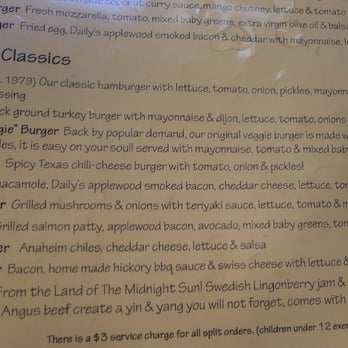 26 Beach Restaurant - Burger menu - New American Near Me - Venice, California