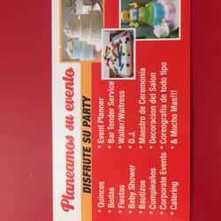 El Indio Bakery - Back of card
