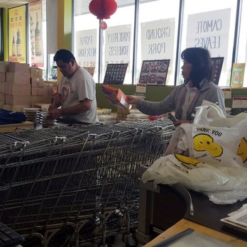 Park To Shop - The only two crew members manning the store - both currently sticking price labels on plastic containers of deli items - Health Markets Near Me - Westmont, Illinois Park To Shop - The only two crew members manning the store - both currently sticking price labels on plastic containers of deli items - Health Markets Near Me - Westmont, Illinois