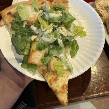 Amici Pizza - Caesar Salad Pizza Slice - Pizza Near Me - Mesa, Arizona