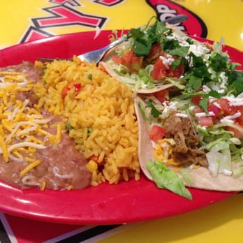 Fuzzy's Taco Shop - Taco plate with mix-mex rice and refried beans!! - Breakfast & Brunch Near Me - Stillwater, Oklahoma Fuzzy's Taco Shop - Taco plate with mix-mex rice and refried beans!! - Breakfast & Brunch Near Me - Stillwater, Oklahoma