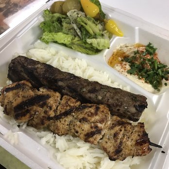 Kabob House - Kafta and chicken kabob plate so bomb!!!! - Mediterranean Near Me - Riverside, California