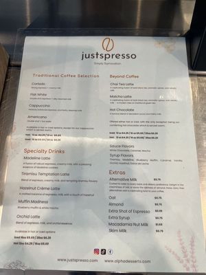 Menu photo 6 Justspresso Sugar Land, TX Menu photo 6 Justspresso Sugar Land, TX