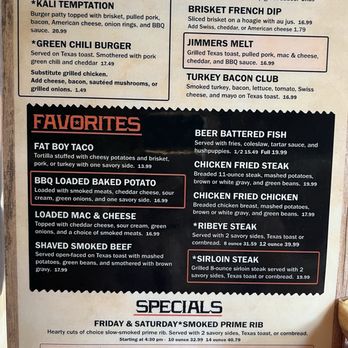 Jimmers BBQ - Menu 5/29/26 - Barbeque Near Me - Montrose, Colorado Jimmers BBQ - Menu 5/29/26 - Barbeque Near Me - Montrose, Colorado