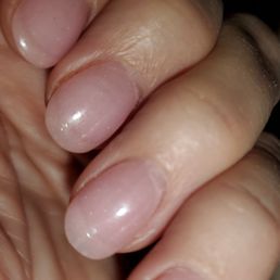 Five days after my dip mani. Color rough at cuticles.