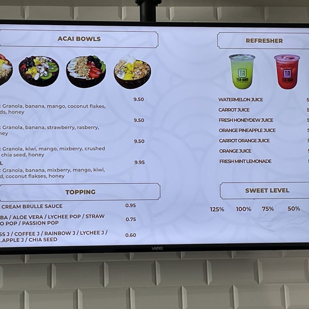 Tea-Amo - Menu - Juice Bars & Smoothies Near Me - Richmond, Texas Tea-Amo - Menu - Juice Bars & Smoothies Near Me - Richmond, Texas