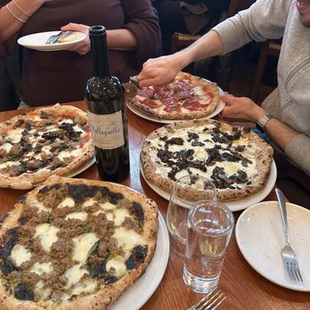 Spacca Napoli - Ha, we got a 4 for four pizza. Don't judge. - Pizza Near Me - Chicago, Illinois