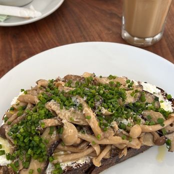 Zak The Baker - Ricotta toast with mushrooms - Kosher Near Me - Miami, Florida Zak The Baker - Ricotta toast with mushrooms - Kosher Near Me - Miami, Florida