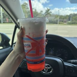 Large pixie stick with cream