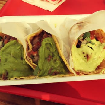 Tacos La Central - Two carne (left) and one Al Pastor taco (right) - Mexican Near Me - Colton, California Tacos La Central - Two carne (left) and one Al Pastor taco (right) - Mexican Near Me - Colton, California