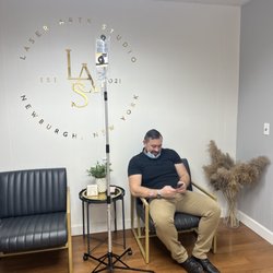 Laser Arts Studio - RN Vova is getting his IV drip