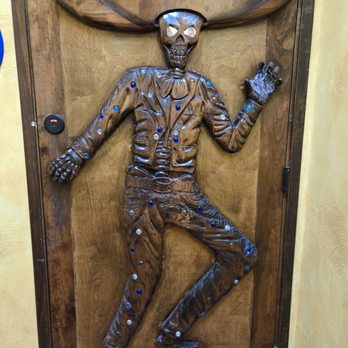 Fonda Don Chon - Men's restroom door - Mexican Near Me - Covina, California Fonda Don Chon - Men's restroom door - Mexican Near Me - Covina, California