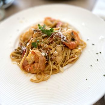 Karkumi Cafe - Spicy Shrimp Linguine - Cafes Near Me - Scarborough, Ontario