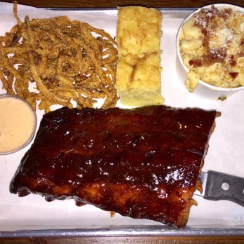 Badlands BBQ - Baby Back Ribs, Onion Straws, Corn Bread, Macaroni & Cheese - Barbeque Near Me - Norco, California