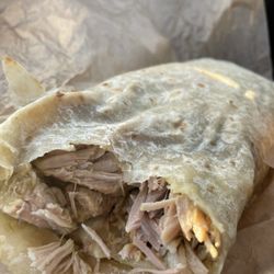 Taqueria Rancho Grande - Chili verde burrito no rice