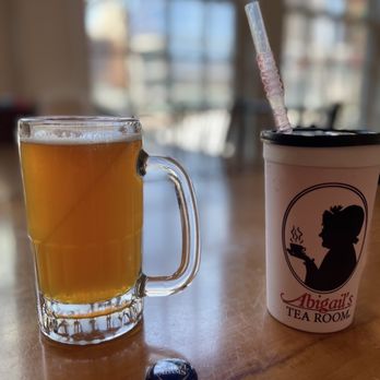 Abigail's Tea Room - Rattle Skull $8 - like a beer Long Island & Strawberry Iced Tea $3 - Coffee & Tea Near Me - Boston, Massachusetts