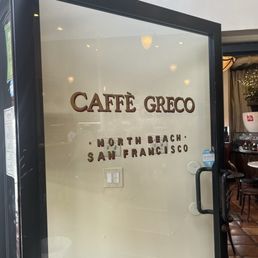 Exterior photo of Caffe Greco - San Francisco, California Exterior photo of Caffe Greco - San Francisco, California