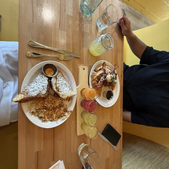 HashTAG Downtown - French toast sandwich and chicken and waffles - Breakfast & Brunch Near Me - Denver, Colorado HashTAG Downtown - French toast sandwich and chicken and waffles - Breakfast & Brunch Near Me - Denver, Colorado