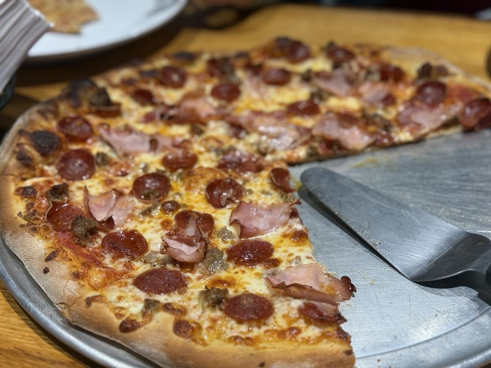 Food from Ha Ha Pizza