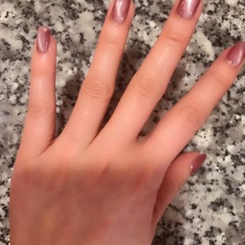 DIF Nails - I also love square nail too with this color - Nail Salons Near Me - Schaumburg, Illinois