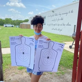 Red's Indoor Range - My daughter is ready! - Gun/Rifle Ranges Near Me - Pflugerville, Texas