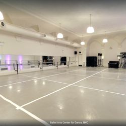 Our grand salon studio - The Rudolf Nureyev Studio at Ballet Arts, New York City Center Theater, NYC