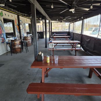 Tailgate Brewery - Hendersonville - Covered Outdoor Area - Pizza Near Me - Hendersonville, Tennessee