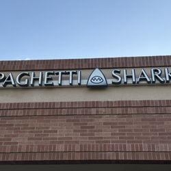 Spaghetti Shark - Exterior signage