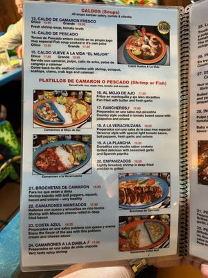 Menu photo 3 Mariscos Costa Azul Santa Fe, NM