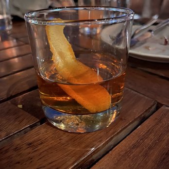 Cara Cara - Old Forester 100 proof rye Old Fashioned. Was quite delicious, Wouldn't this drink look wonderful with a large-clear ice cube/sphere? - New American Near Me - Los Angeles, California Cara Cara - Old Forester 100 proof rye Old Fashioned. Was quite delicious, Wouldn't this drink look wonderful with a large-clear ice cube/sphere? - New American Near Me - Los Angeles, California