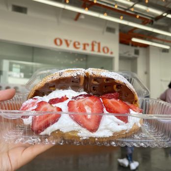 Overflo. - Strawberry Waffle - Desserts Near Me - Buena Park, California Overflo. - Strawberry Waffle - Desserts Near Me - Buena Park, California